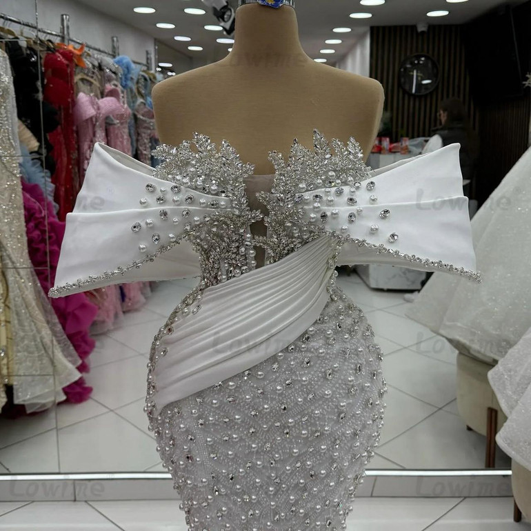 Grrly Grrls Moonlit Pearl Gown by Grrly Grrls 