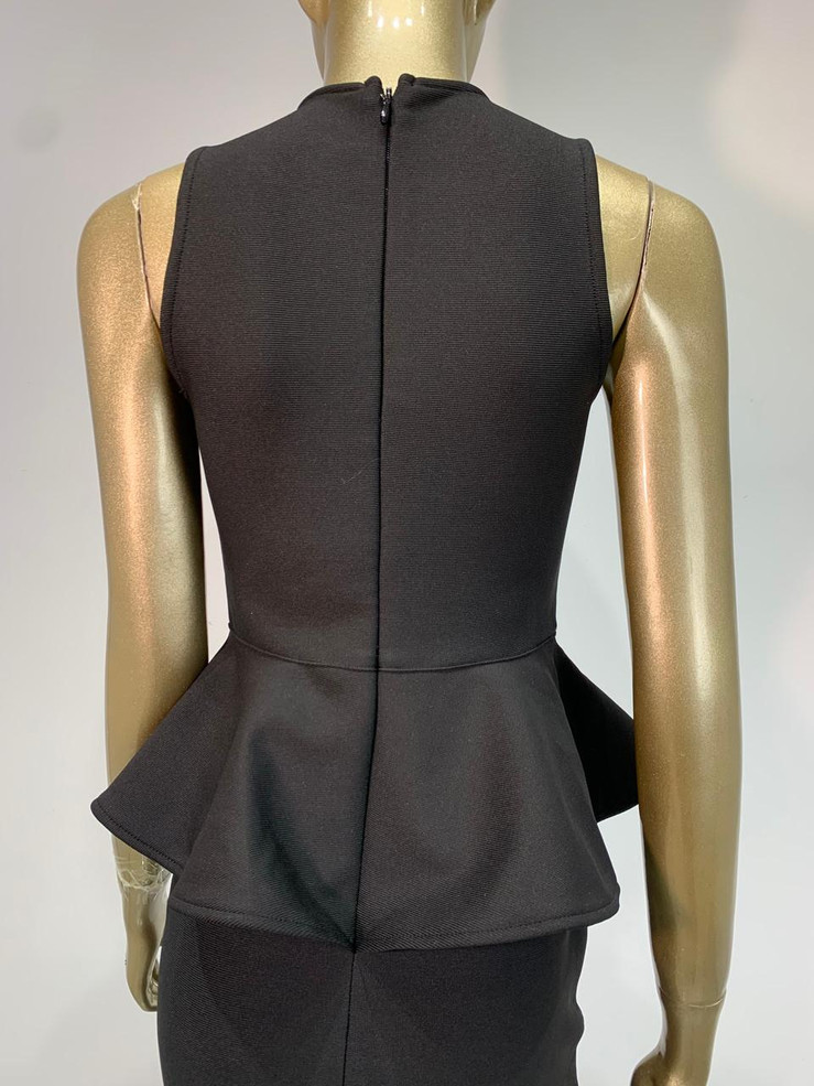 Grrly Grrls Midnight Texture Midi Dress 