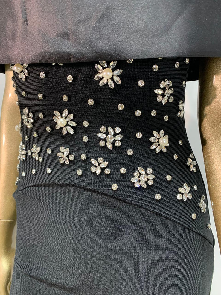 Grrly Grrls Onyx Ripple Gown 