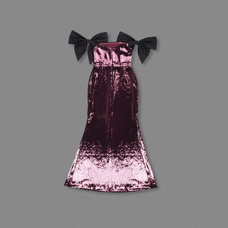 Velvet Garnet Gown 