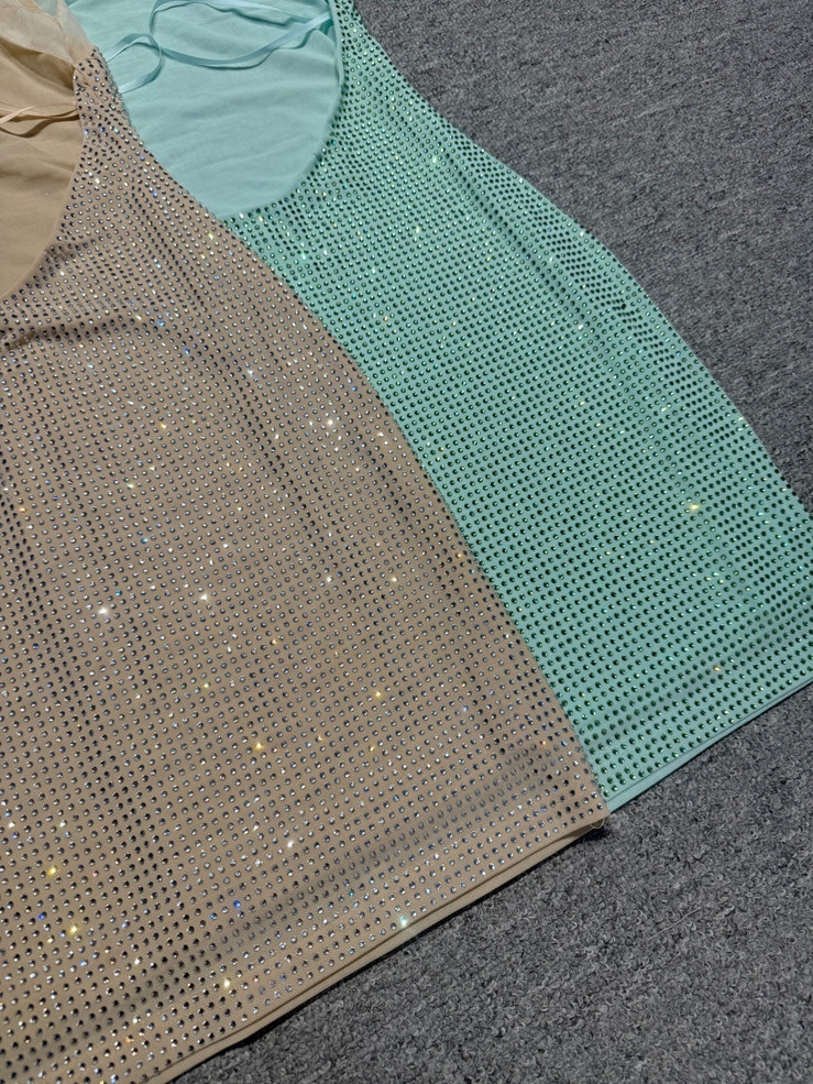 Champagne Glimmer Mini Dress