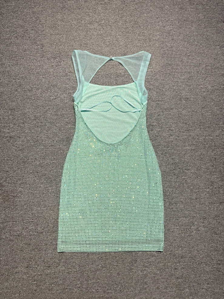 Champagne Glimmer Mini Dress