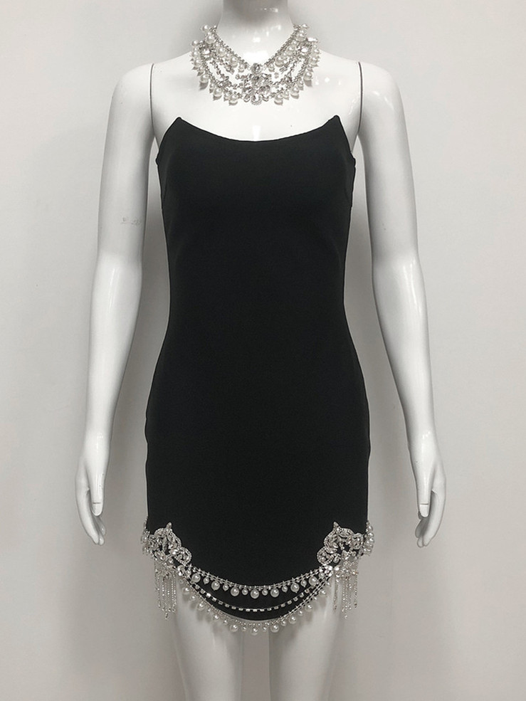 Noir Dusk Mini Dress