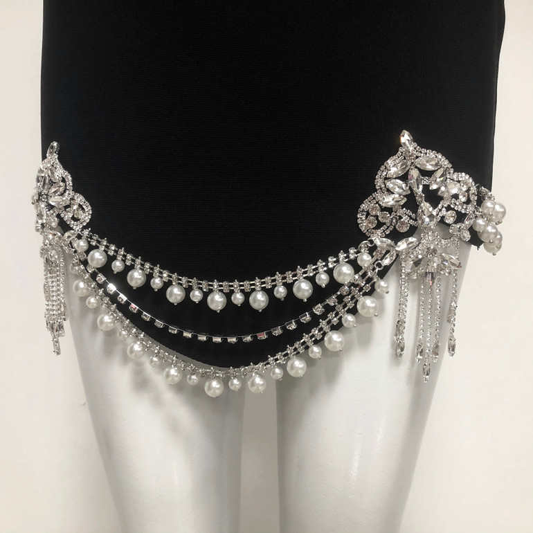 Noir Dusk Mini Dress