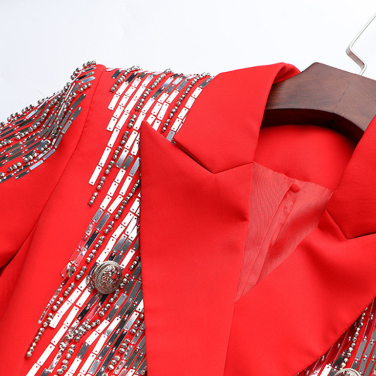 Crimson Flare Blazer
