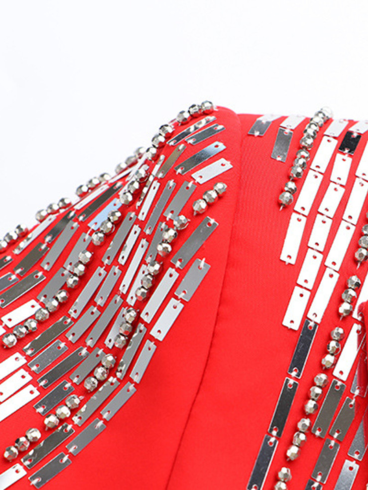 Crimson Flare Blazer