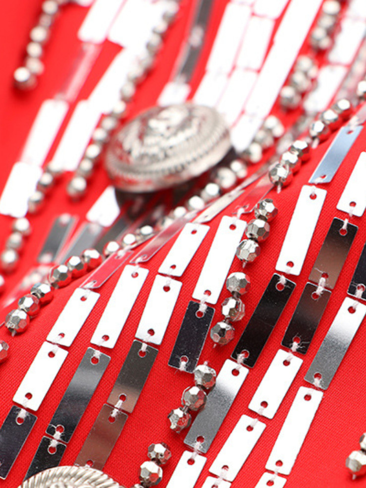 Crimson Flare Blazer