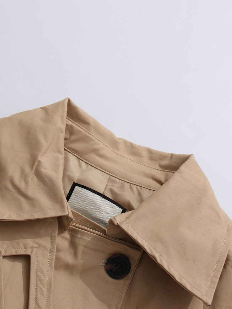Grrly Grrls Khaki Veil Trench 
