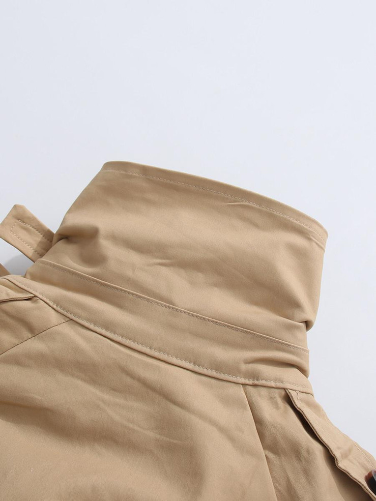 Grrly Grrls Khaki Veil Trench 