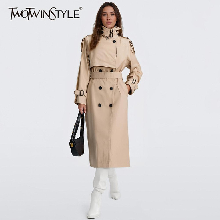 Grrly Grrls Khaki Veil Trench 