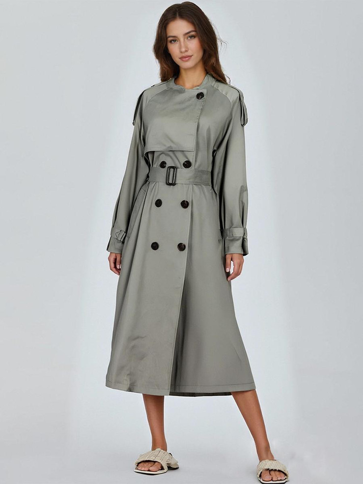 Grrly Grrls Khaki Veil Trench 