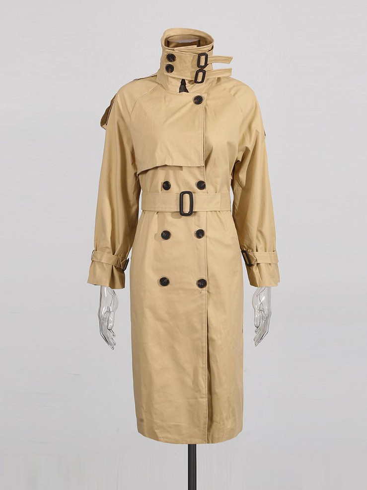 Grrly Grrls Khaki Veil Trench 