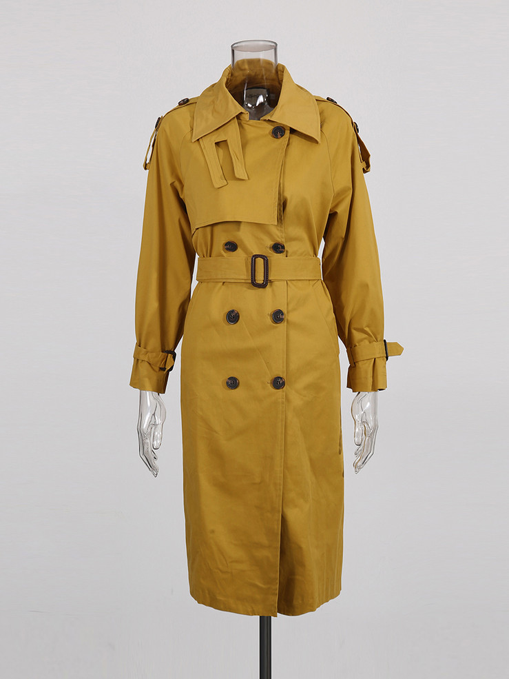 Khaki Veil Trench