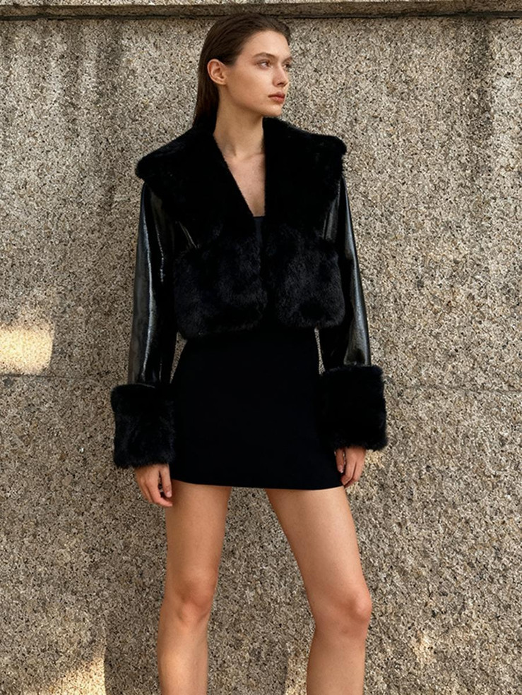 Grrly Grrls Furline Noir Jacket  
