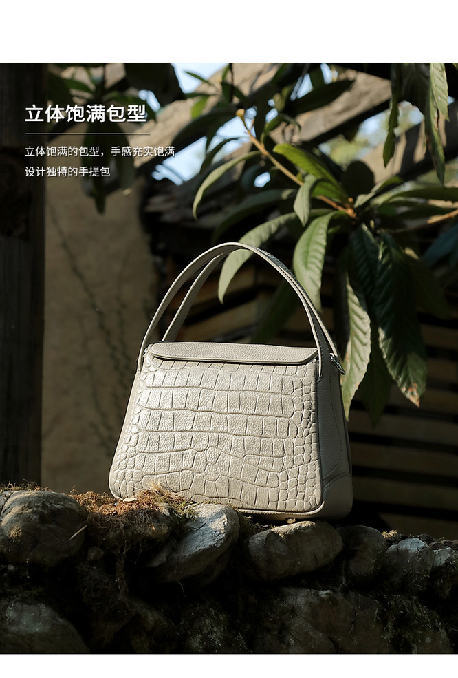 Crocodile Vault Tote