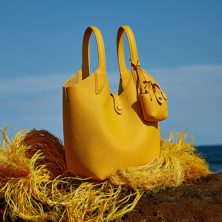 Woven Vale Bucket Bag