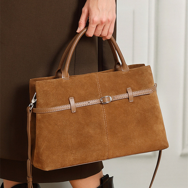Retro Suede Tote