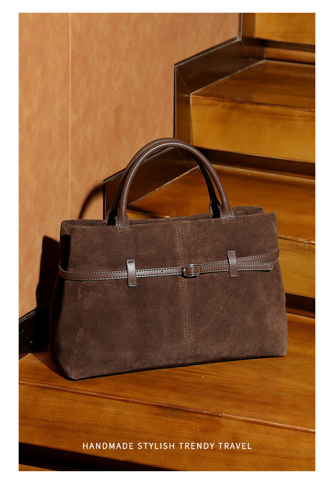 Retro Suede Tote