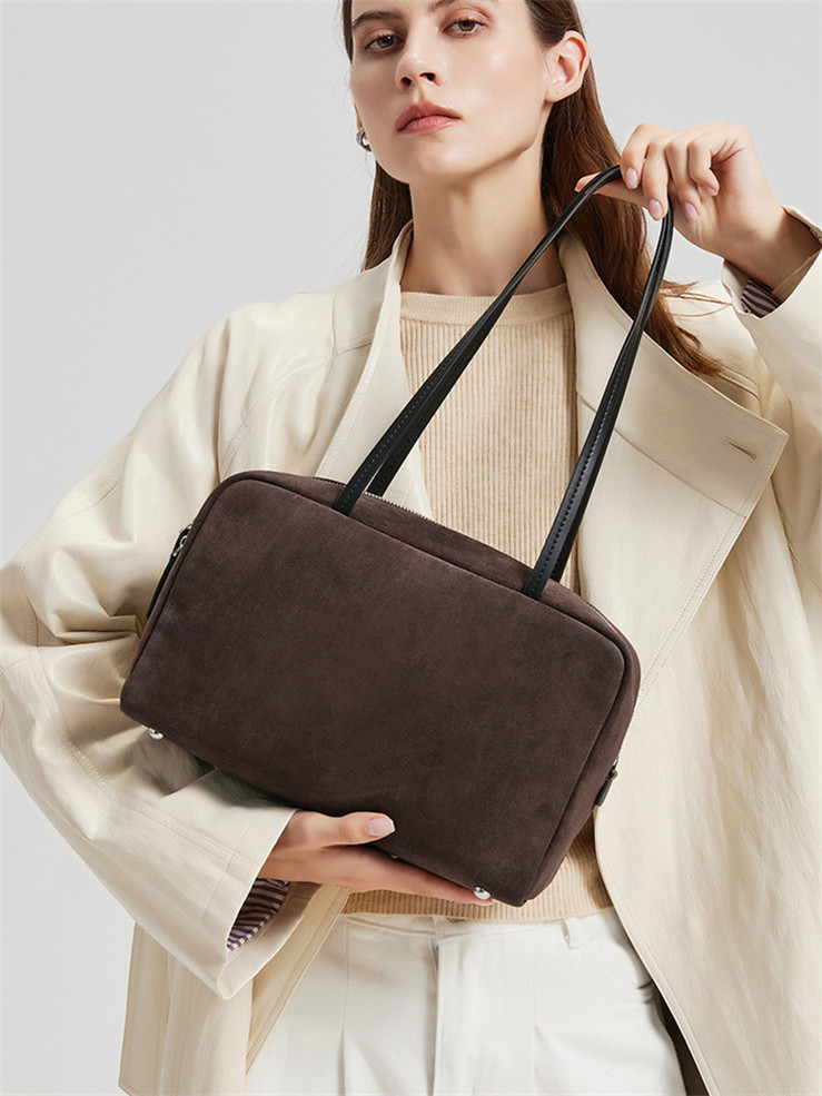 Suede Cloud Pillow Tote