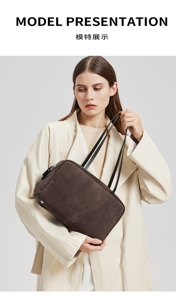 Suede Cloud Pillow Tote