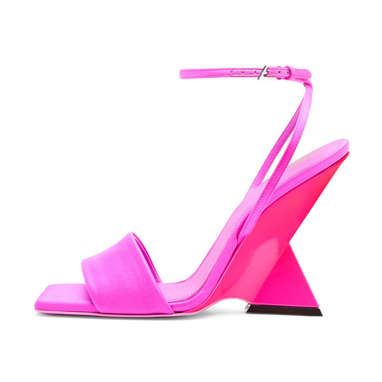 Aurelia Buckle Wedges