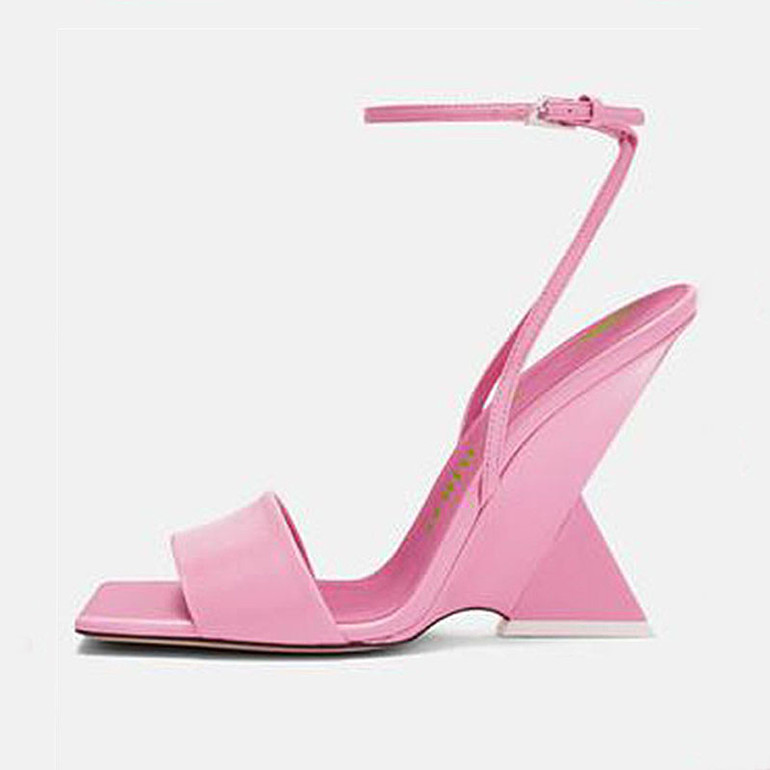 Aurelia Buckle Wedges