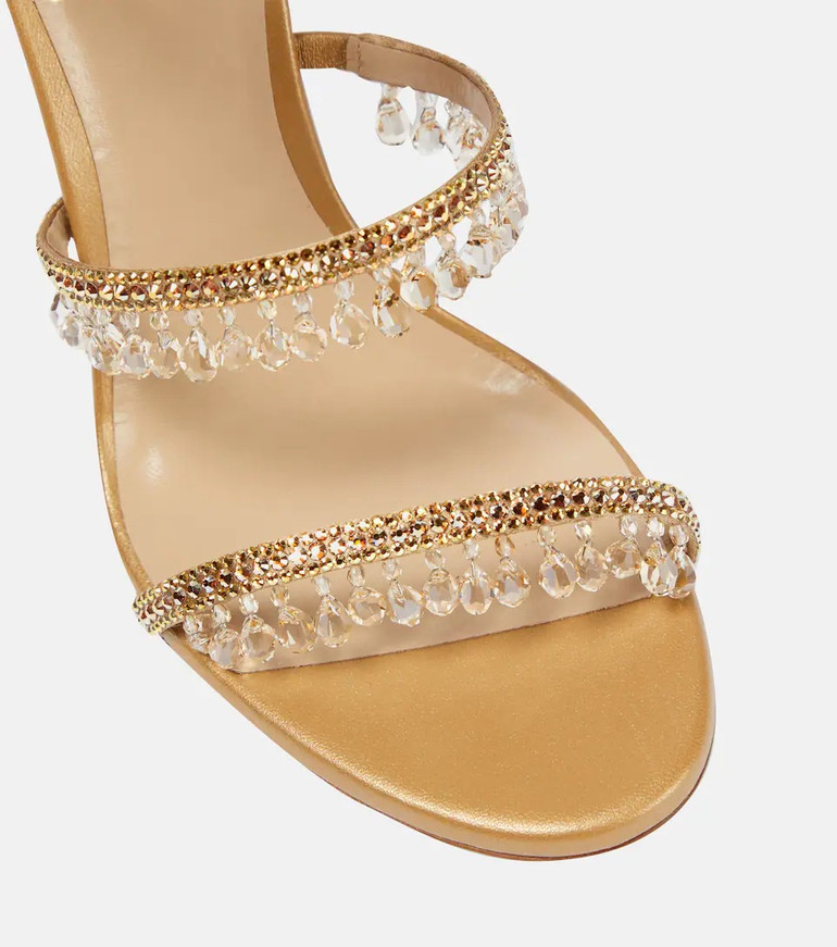 Serpentina Crystal Silk Sandals