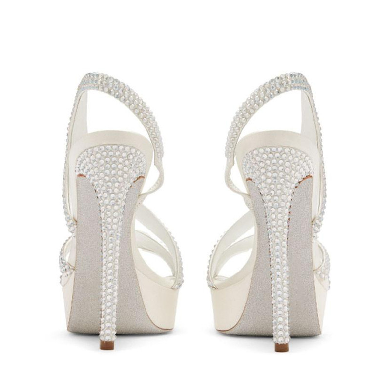 Grrly Grrls Crystal Halo Slingback Sandals 