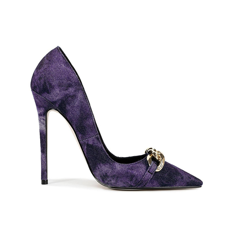 Grrly Grrls Indigo Chainpoint Heels 