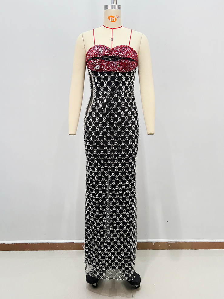 
Crystalline Illusion Gown