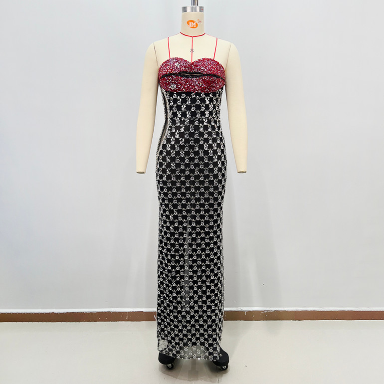 
Crystalline Illusion Gown