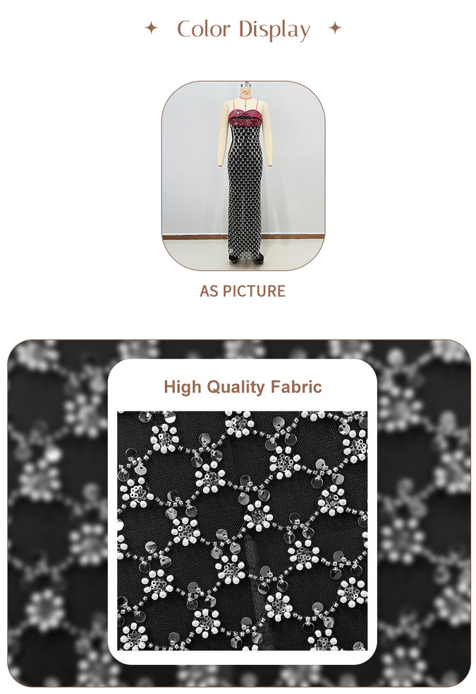 
Crystalline Illusion Gown