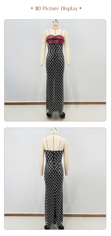 
Crystalline Illusion Gown