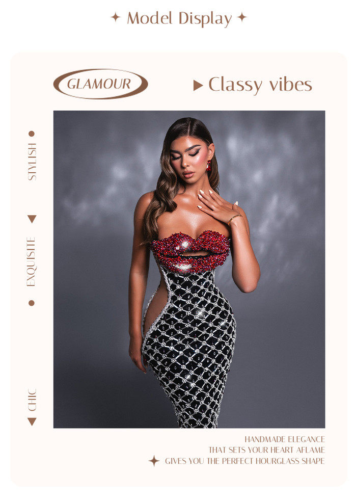 
Crystalline Illusion Gown