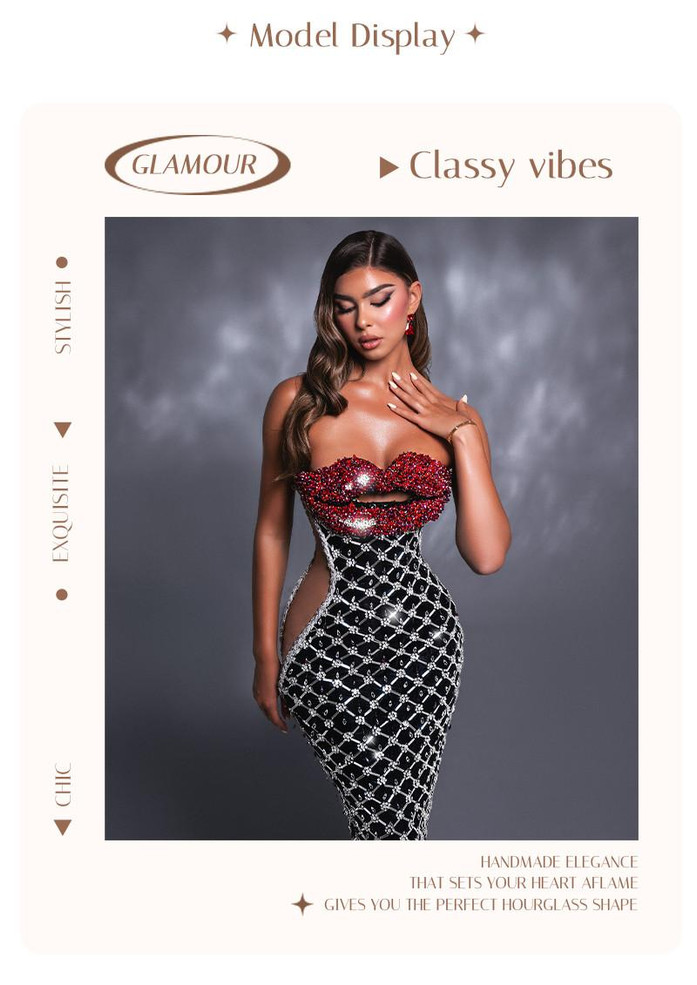 Grrly Grrls 
Crystalline Illusion Gown 