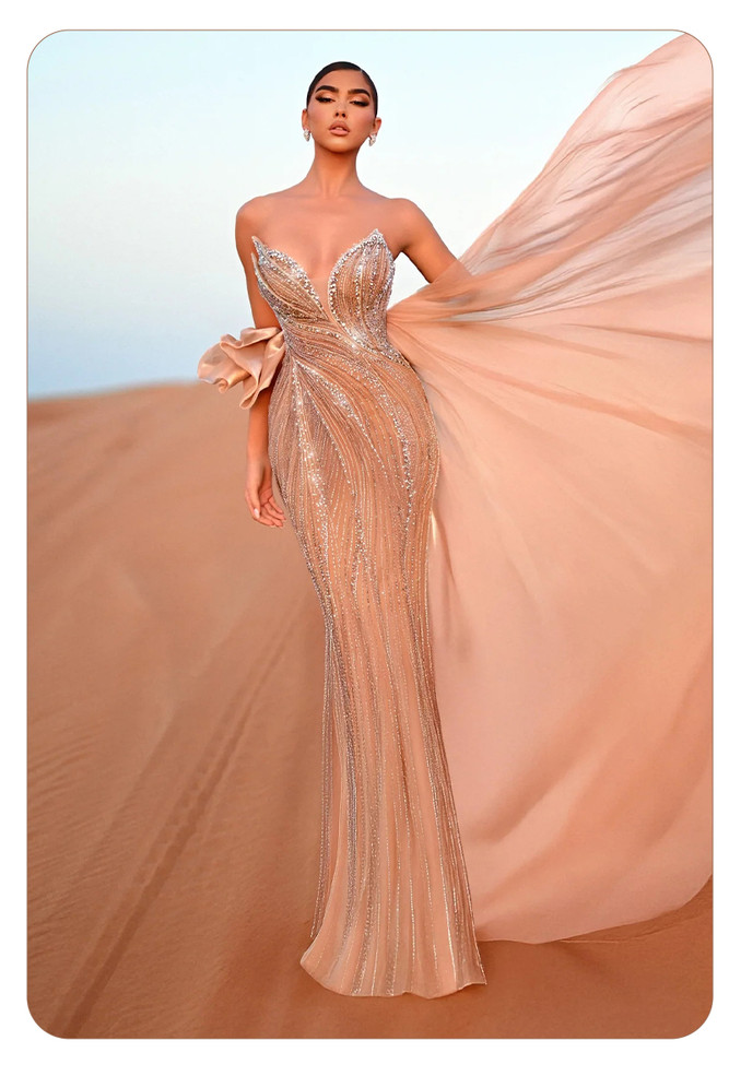  Iridescent Adornment Gown
