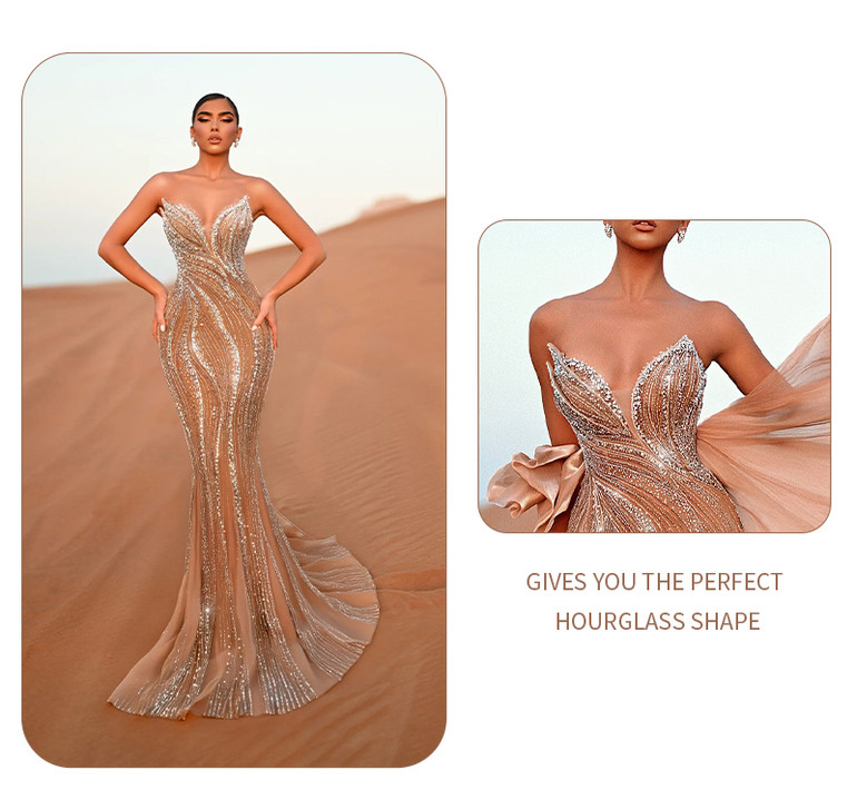  Iridescent Adornment Gown
