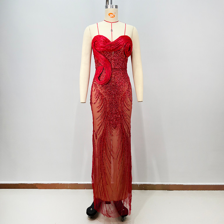 Glimmering Lattice Gown