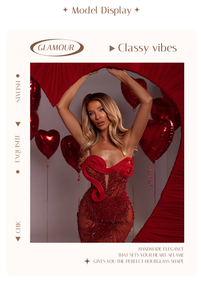 Glimmering Lattice Gown