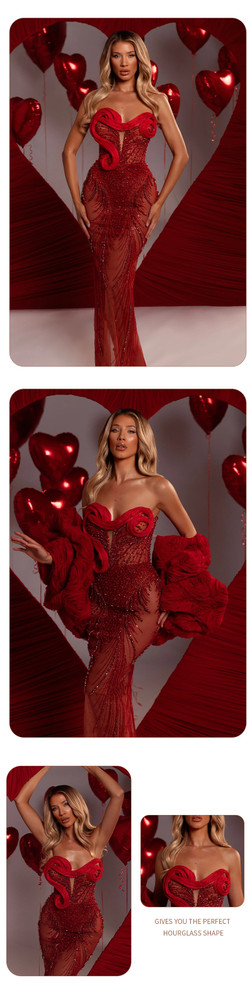 Glimmering Lattice Gown