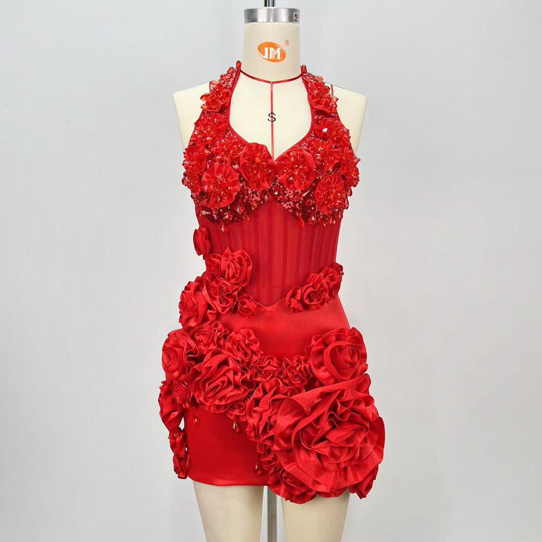 Grrly Grrls Rubric Flora Mini Dress 