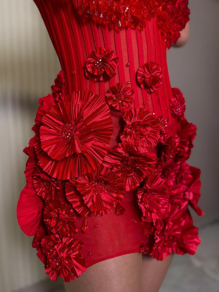 Grrly Grrls Rubric Flora Mini Dress 