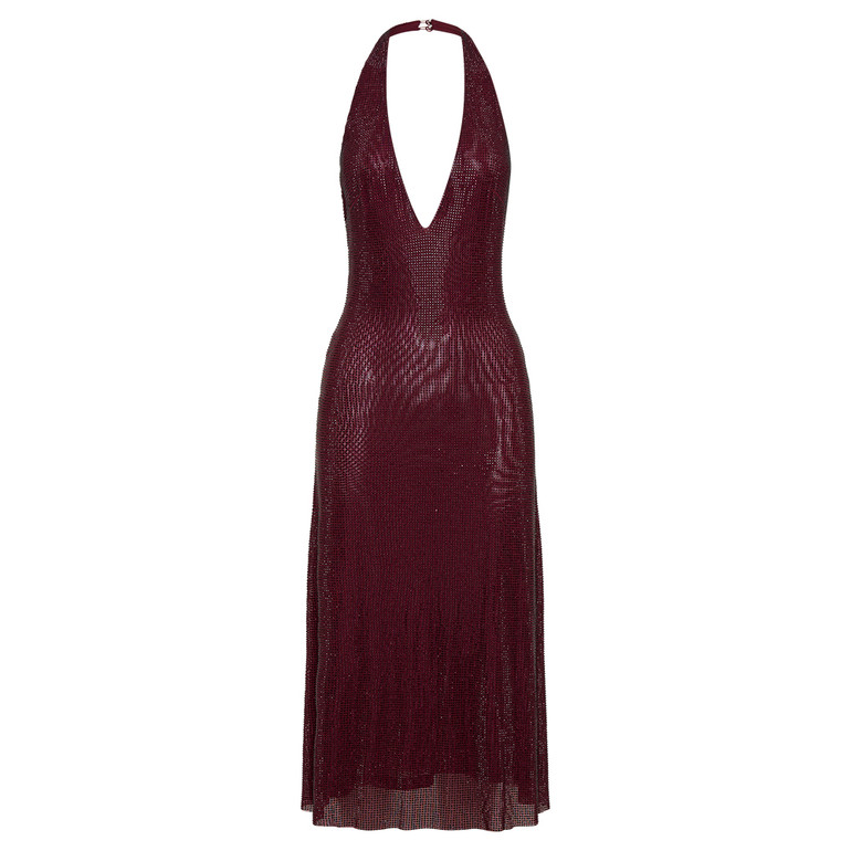 Linear Void Midi Dress