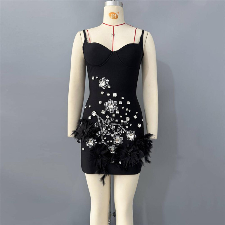 Grrly Grrls Biolume Bandage Mini Dress 