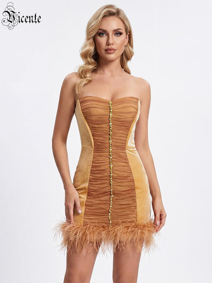 Camelid Prism Mini Dress