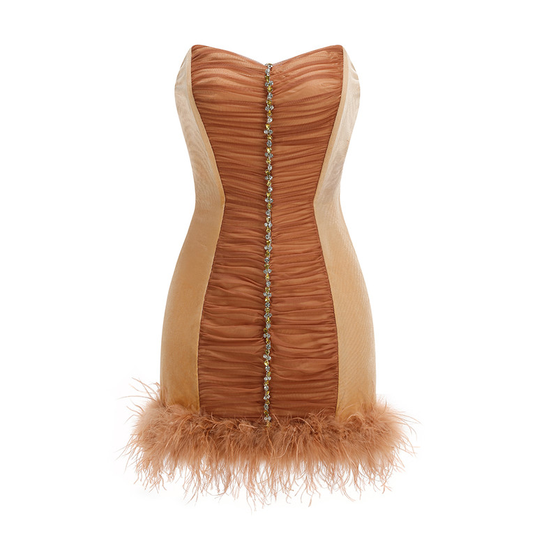 Camelid Prism Mini Dress