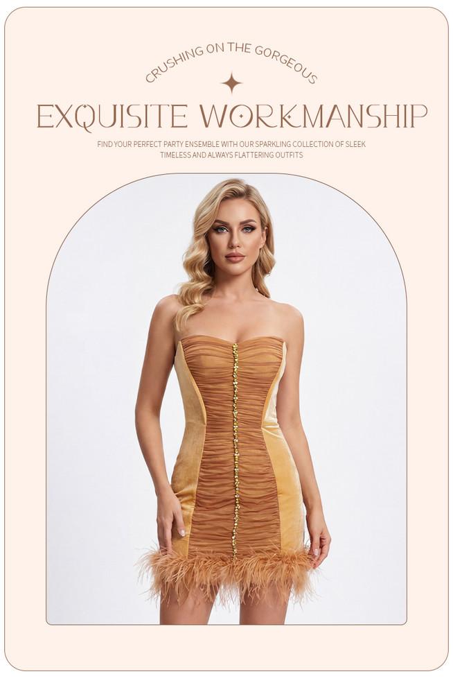 Camelid Prism Mini Dress