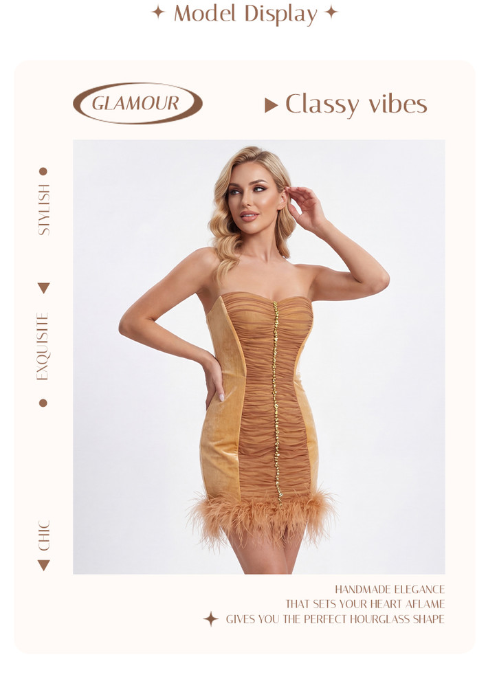 Camelid Prism Mini Dress