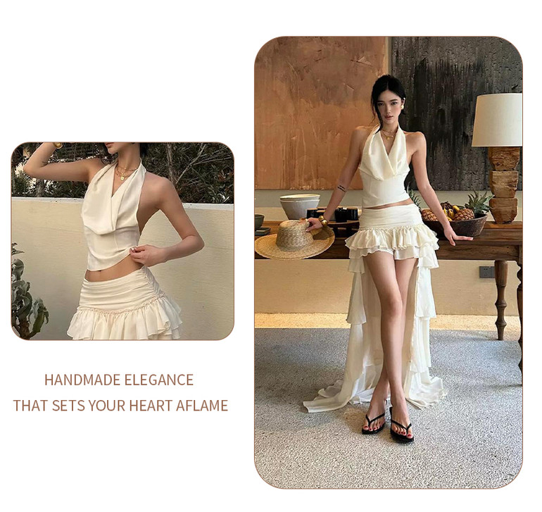 Split Horizon Two Piece Dress