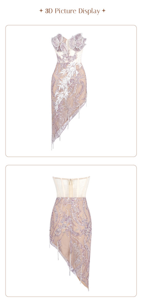 Refractive Edge Midi Dress